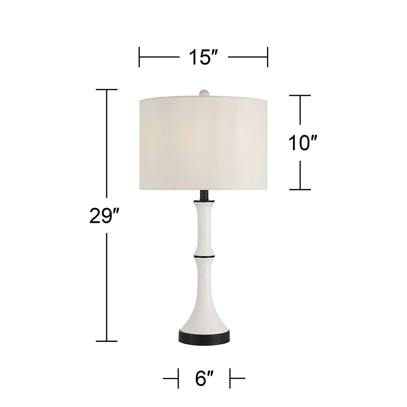 360 Lighting Gaffigan High Column Table Lamp Set of 2