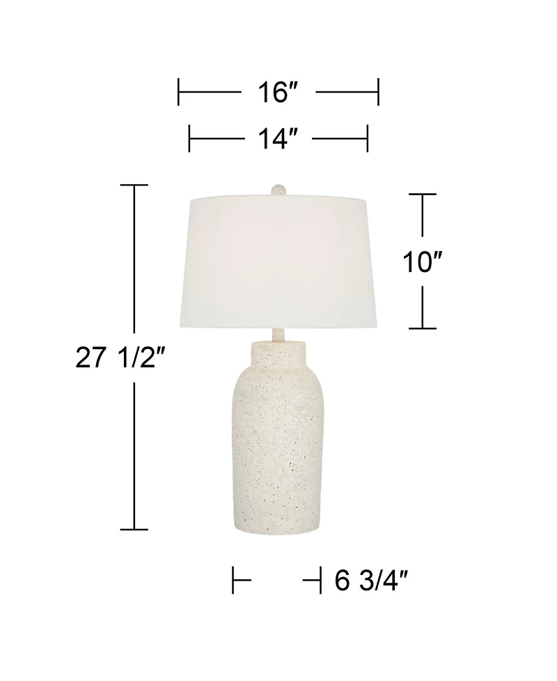 360 Lighting Jaime 27.5 Tall Modern Coastal 3-Way Table Lamps Set of 2