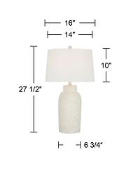 360 Lighting Jaime 27.5 Tall Modern Coastal 3-Way Table Lamps Set of 2