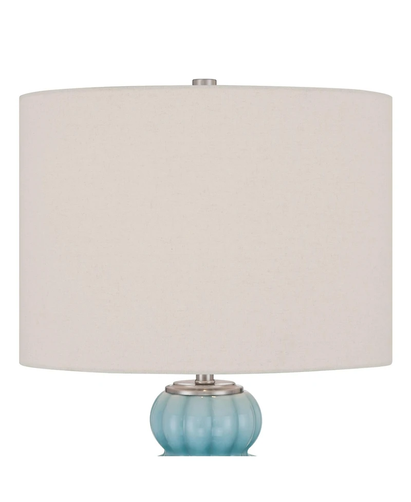 360 Lighting Leros 27 1/2" High Glass Gourd Table Lamp Set of 2