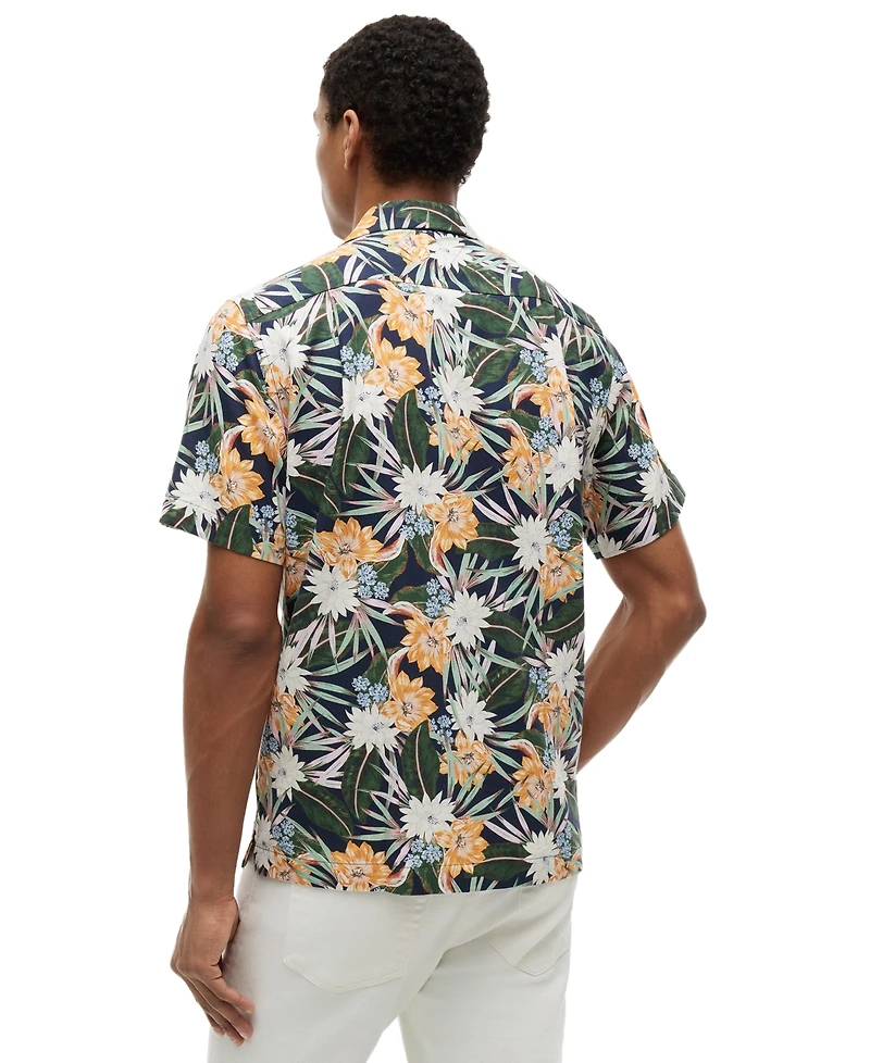 Tommy Hilfiger Men's Floral Short-Sleeve Shirt