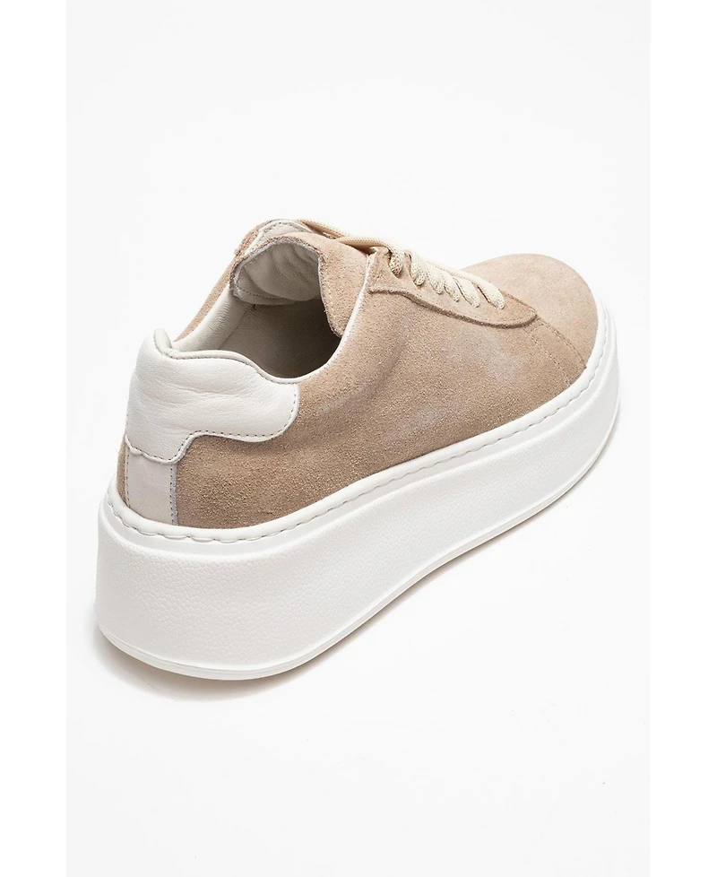 Forever & Always Shoes Women's Paloma Leather Sneaker