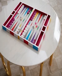 Jonathan Adler Checkerboard Backgammon Set