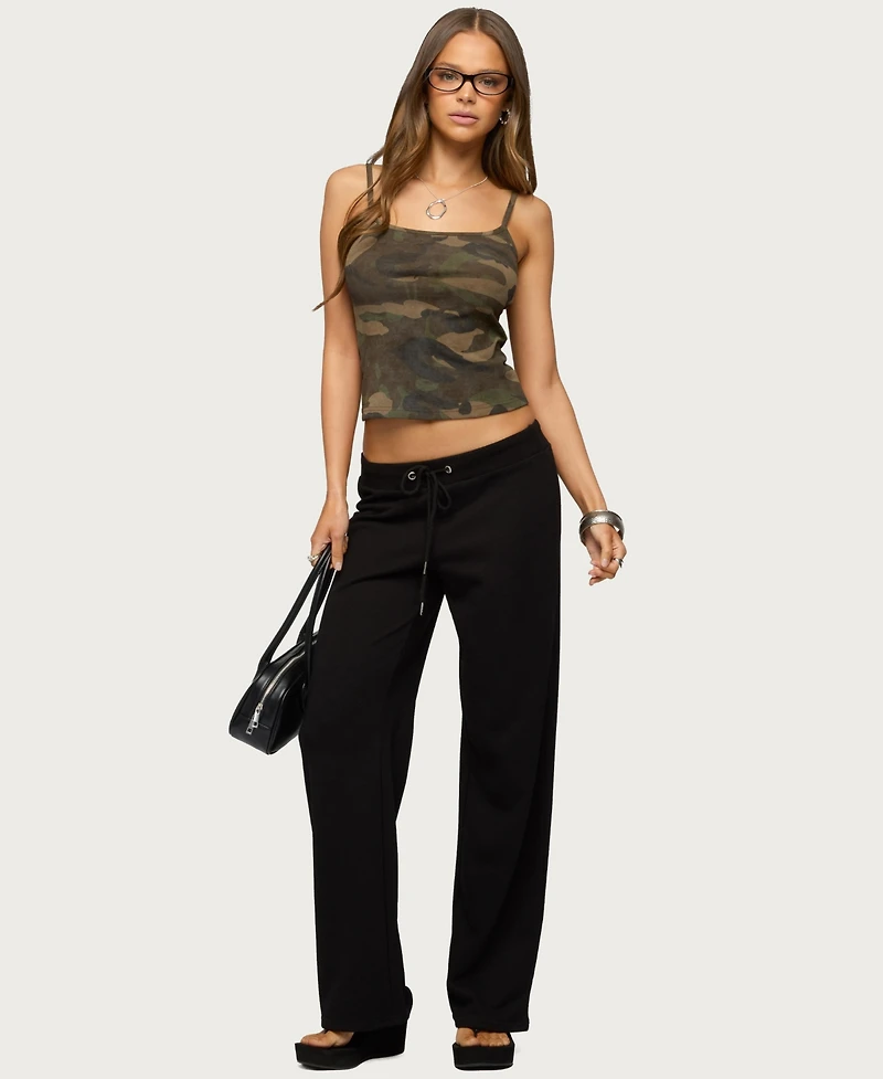 Edikted Women's Quinn Straight Leg Sweatpants