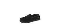 Dearfoams Men's Keaton Twill House Shoe Moccasin Slipper