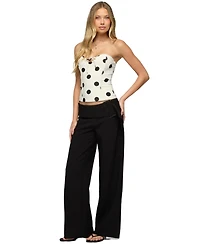 Edikted Women's Cerise Buckle Low Rise Baggy Pants