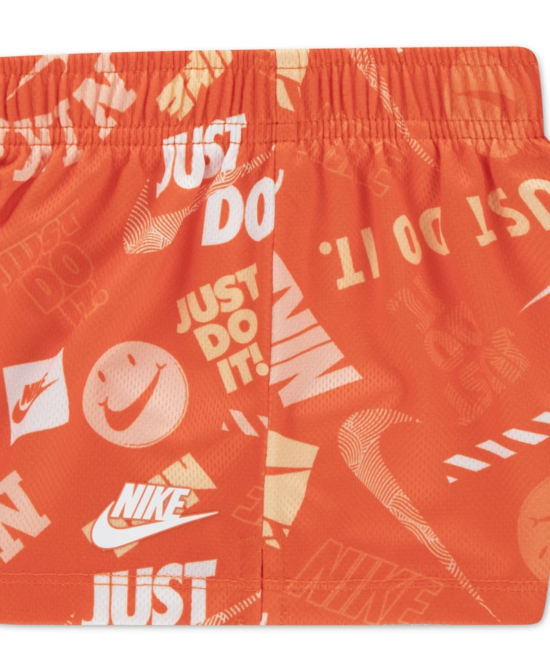 Nike Baby Boys' Crewneck T-Shirt and Printed Shorts, 2-Piece Set