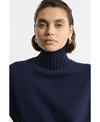 Karen Millen Women's High Neck Knitted Tunic Top