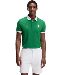Boss by Hugo Men's Paddy Mexico Flag Trim Polo Shirt