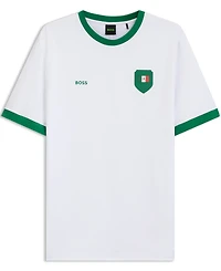 Boss by Hugo Men's Stretch-Cotton Mexico Country Flag Logo T-Shirt