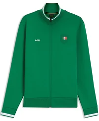 Boss by Hugo Men's Cotton-Blend Mexico Country-Flag Badge Sweatshirt