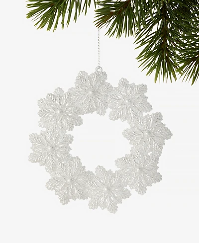 Holiday Lane Iced Delight Mini Wreath Ornament, Macy's Exclusive