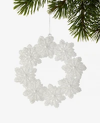 Holiday Lane Iced Delight Mini Wreath Ornament, Macy's Exclusive