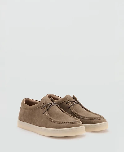 Mango Men's Suede Nautical Shoes