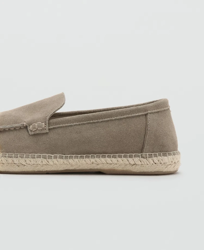 Mango Men's Jute Leather Shoes