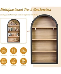Rainsken 43" Arched Bookshelf