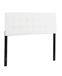 Flynama Upholstered Adjustable Headboard with Button Tufting