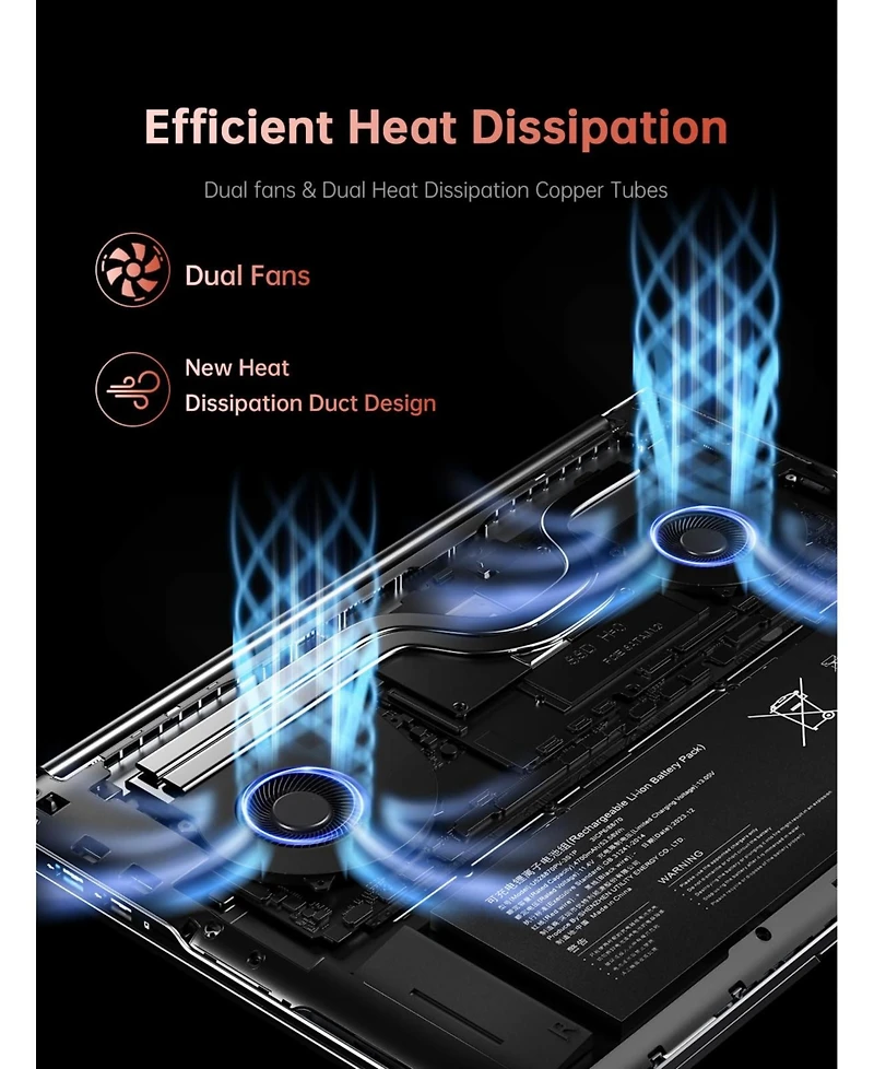 Acemagic RX16 Amd Ryzen 7 H255 Laptop,16GB Ram+512GB Ssd