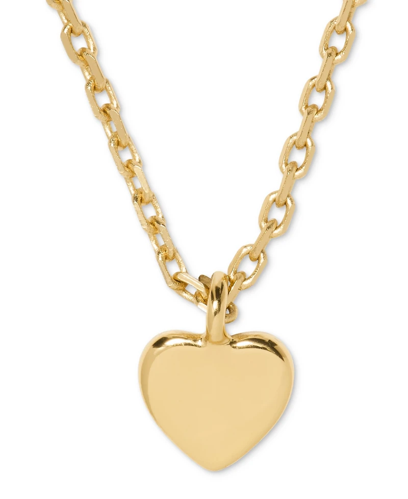 kate spade new york Silver Plated Mini Heart Pendant Necklace