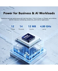 Lenovo ThinkPad E16 16" Traditional Laptop Intel Core Ultra 7 16GB Ram Intel Graphics 1TB Ssd Storage Windows 11 Pro 60Hz