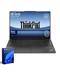 Lenovo ThinkPad E16 16" Traditional Laptop Intel Core Ultra 7 64GB Ram Intel Graphics 1TB Ssd Storage Windows 11 Pro 60Hz