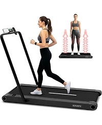 Squatz 2-in-1 Walking Pad with Vibration Plates and Remote Control (SQWPVH15BK)
