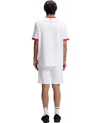 Boss by Hugo Men's Stretch-Cotton Canada Country Flag Logo T-Shirt