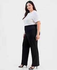 Anne Klein Essentials Women's Pull-On Side Tab Trousers