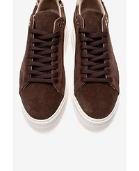 Forever & Always Women's Shoes Nera Leather Casual Sneaker