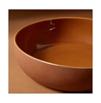 Gharyan Stoneware, Shallow Stoneware Serving Bowl 60 oz