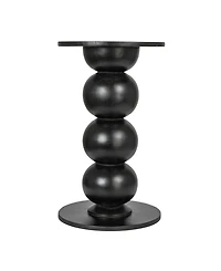 Storied Home 13" Mango Wood Round Over-sized Bubble End Table