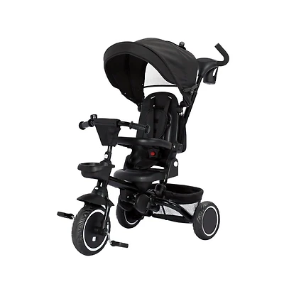 Kinder King 8-in-1 Folding Kids Tricycle Stroller with Adjustable Push Handle, Convertible Toddler