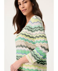 Olsen Women's Chevron Sweater