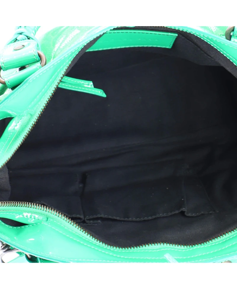 Pre-Owned Balenciaga First Classic Studs Bag Coated Canvas