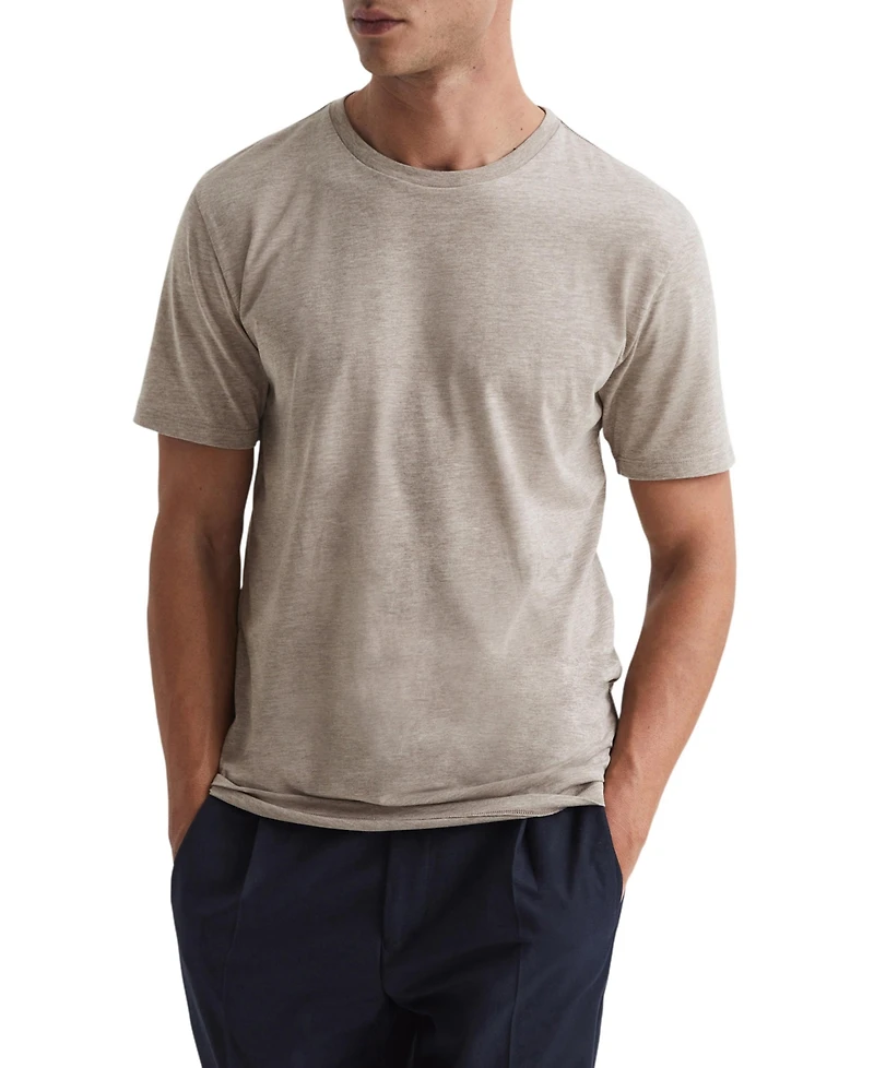 Reiss Men's 3 Pack Cotton Crew Neck Tailored Fit T-Shirts
