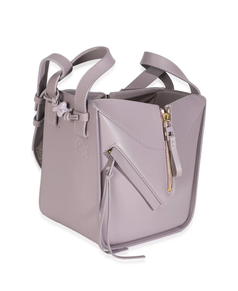 Pre-Owned Loewe Purple Fog Calfskin Small Hammock Compact Shoulder Bag