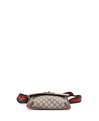 Pre-Owned Gucci Neo Vintage Flap Belt Bag Gg Coated Canvas