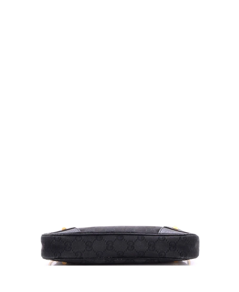 Pre-Owned Gucci Nail Chain Pochette Gg Canvas