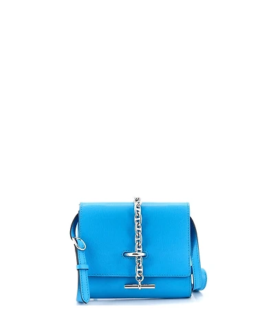 Pre-Owned HERMES Chaine d'Ancre Compact Wallet on Strap Chevre Mysore