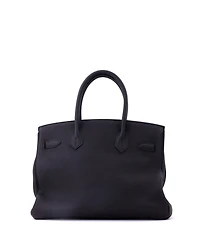 Pre-Owned HERMES Birkin 30 Handbag Black Togo with Gold Hardware