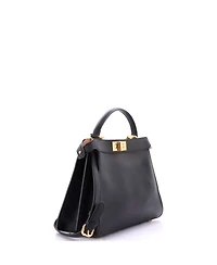 Pre-Owned Fendi Medium Peekaboo ISeeU Bag Leather
