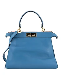 Pre-Owned Fendi Medium Peekaboo ISeeU Bag Leather