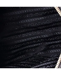 Pre-Owned Prada Large Double Buckle Flap Messenger Bag Tessuto