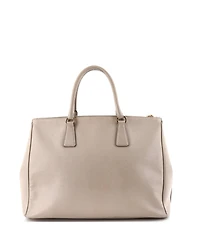 Pre-Owned Prada Large Double Zip Lux Tote Saffiano Leather
