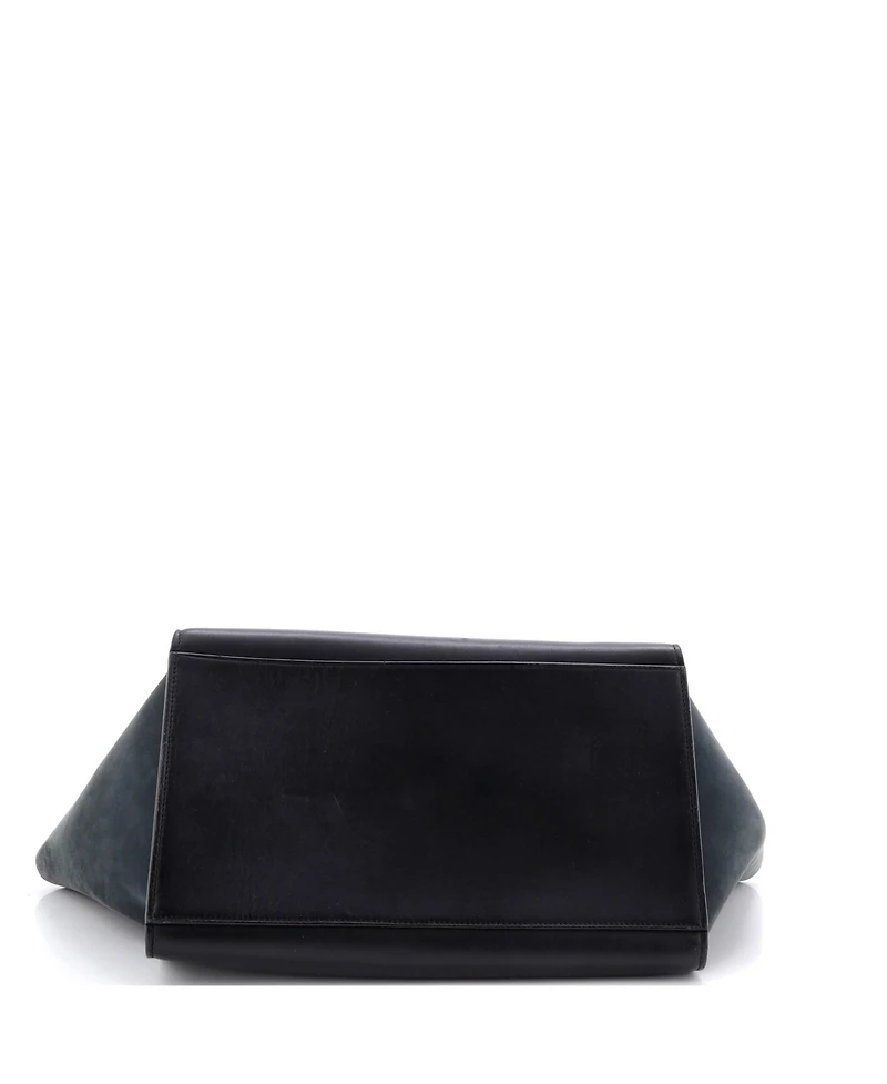 Pre-Owned Celine Medium Trapeze Bag Embossed Nubuck