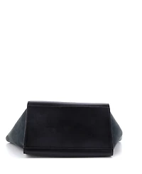 Pre-Owned Celine Medium Trapeze Bag Embossed Nubuck