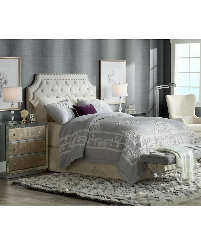 Vienna Full Spectrum Goddin Accent Table Lamp 23" High Faceted Crystal Column Geneva Drum Shade for Bedroom Living Room Bedside Nightstand Kids