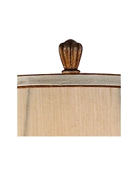Regency Hill Senardo 30" Tall Floral Vase Large Traditional End Table Lamps Set of 2 Shade Living Room Bedroom