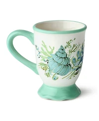 Certified International Sea Glass Ceramic Mugs, Set of 4