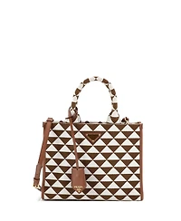 Pre-Owned Prada Small Symbole Shopper Tote Jacquard